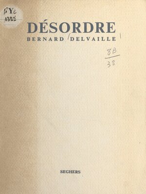 cover image of Désordre